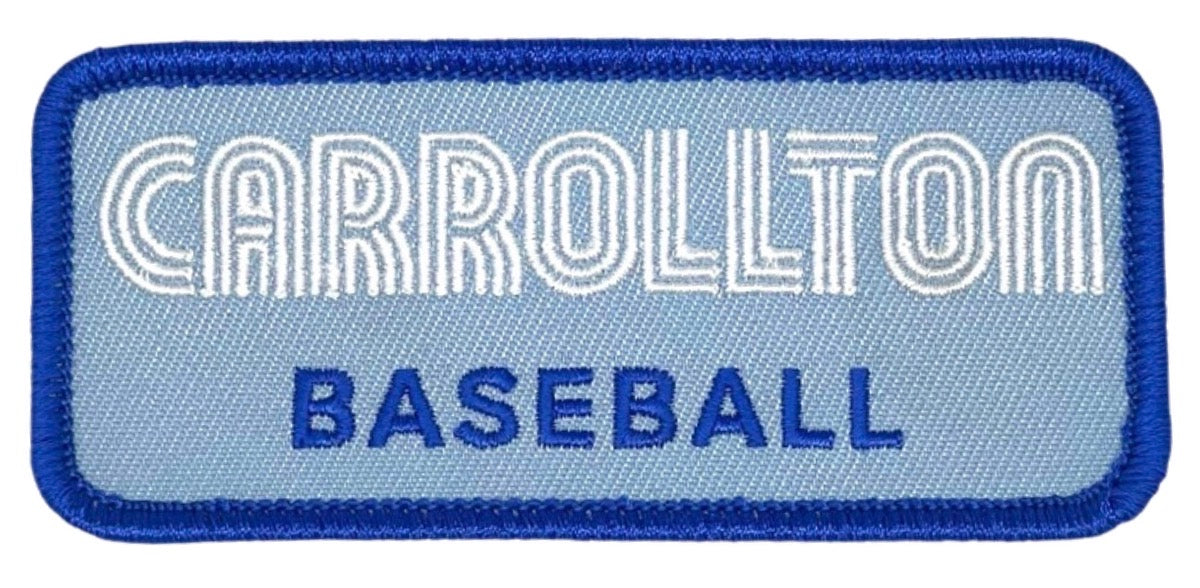 Carrollton Baseball- Baby Blue Patch