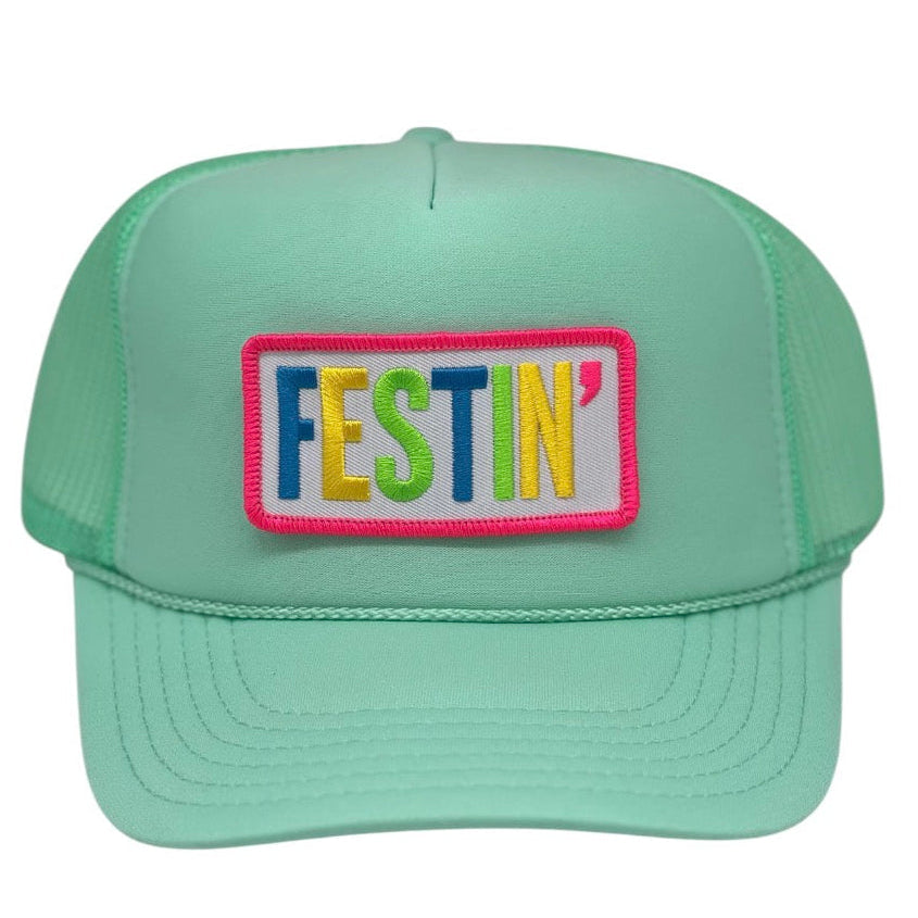 FESTIN' Neon Patch Hats