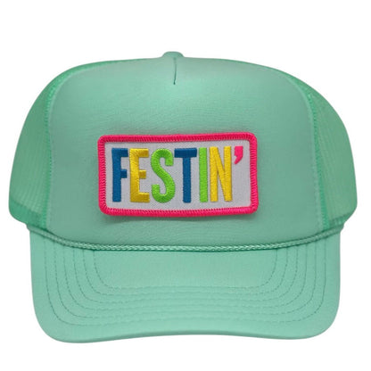 FESTIN' Neon Patch Hats