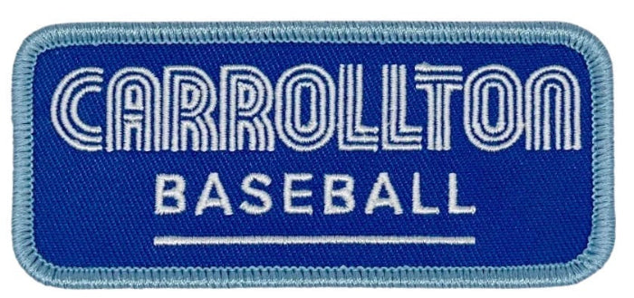 Carrollton Baseball- Royal Blue Patch