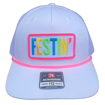 FESTIN' Neon Patch Hats