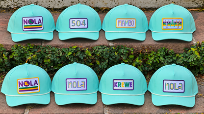 Mardi Gras Hat- Mint Series