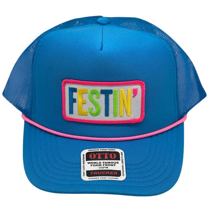 FESTIN' Neon Patch Hats