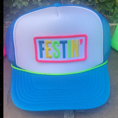 FESTIN' Neon Patch Hats