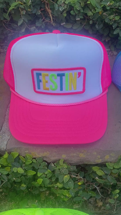 FESTIN' Neon Patch Hats